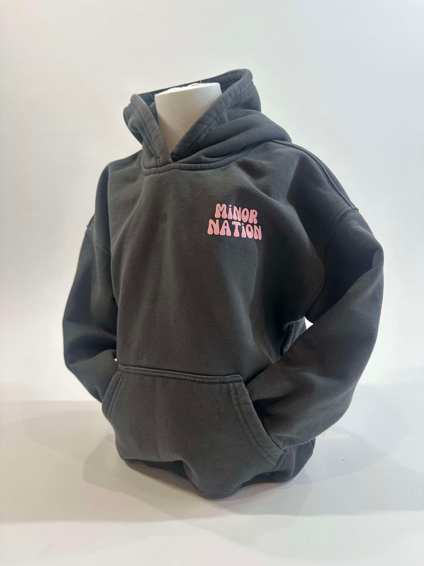 Offstage Hoodie Charcoal/Pink