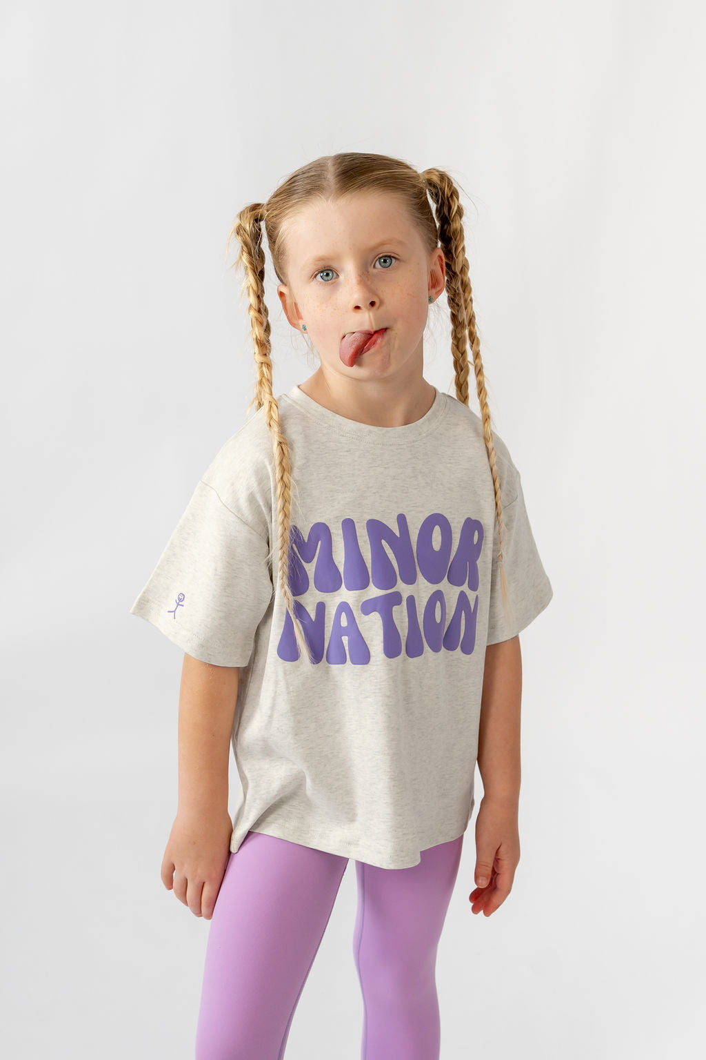 Product photo of Girls Mobility Tee in Grey