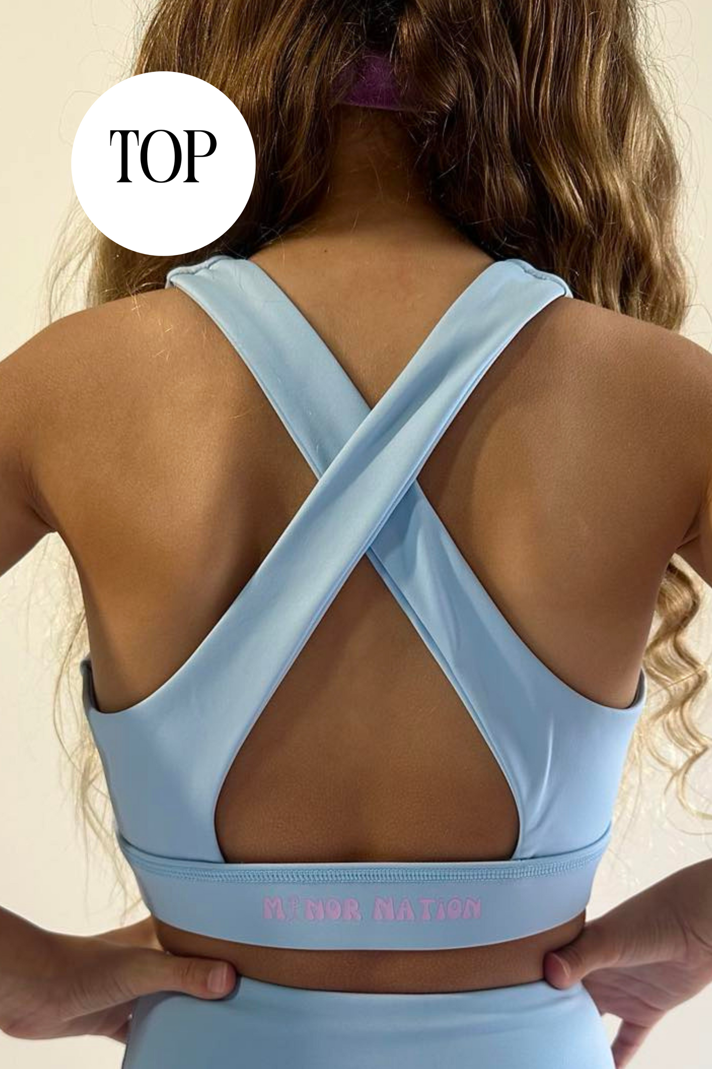 Flip & Flex Gym Crop Top Blue