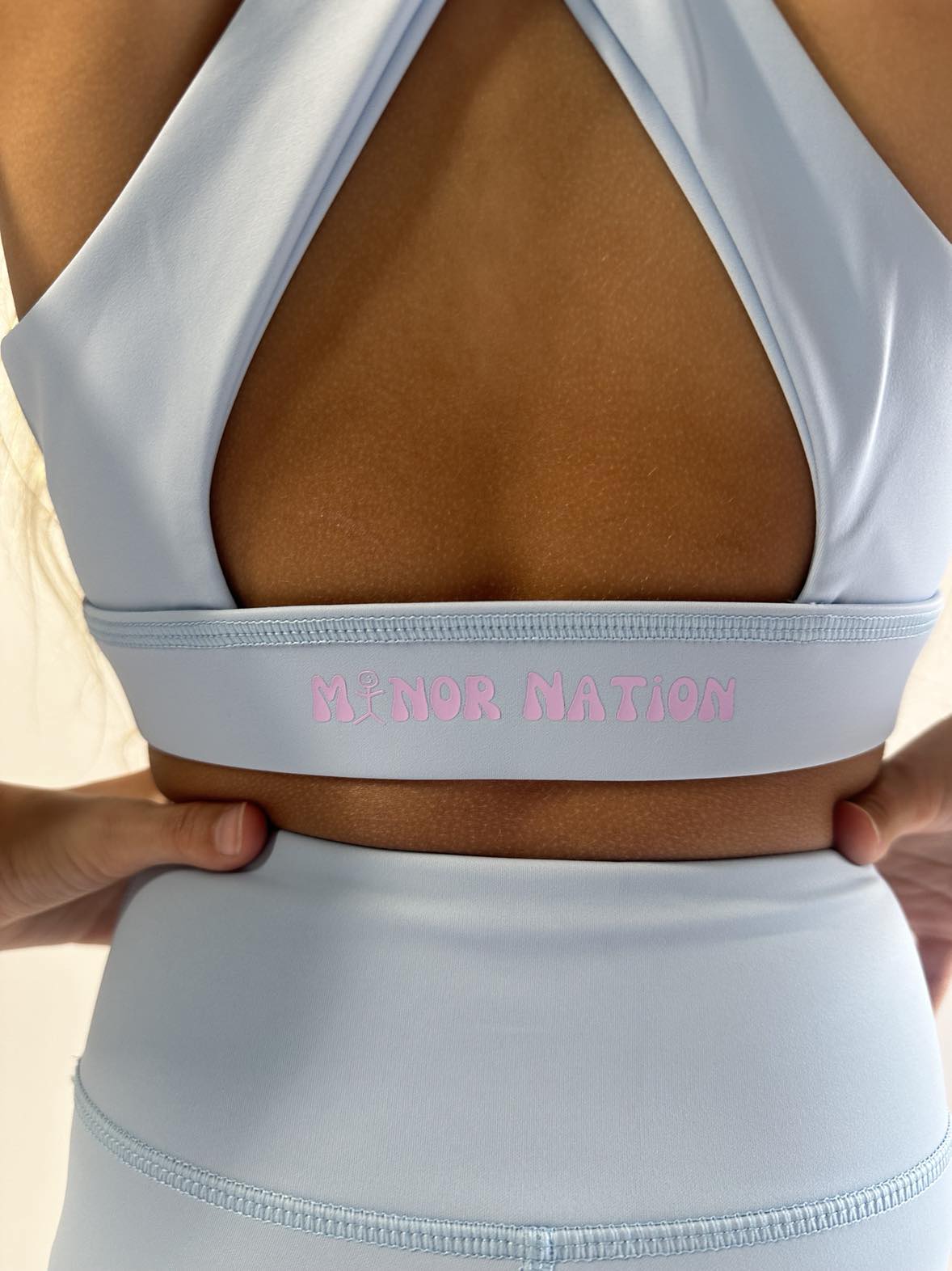 Flip & Flex Gym Crop Top Blue