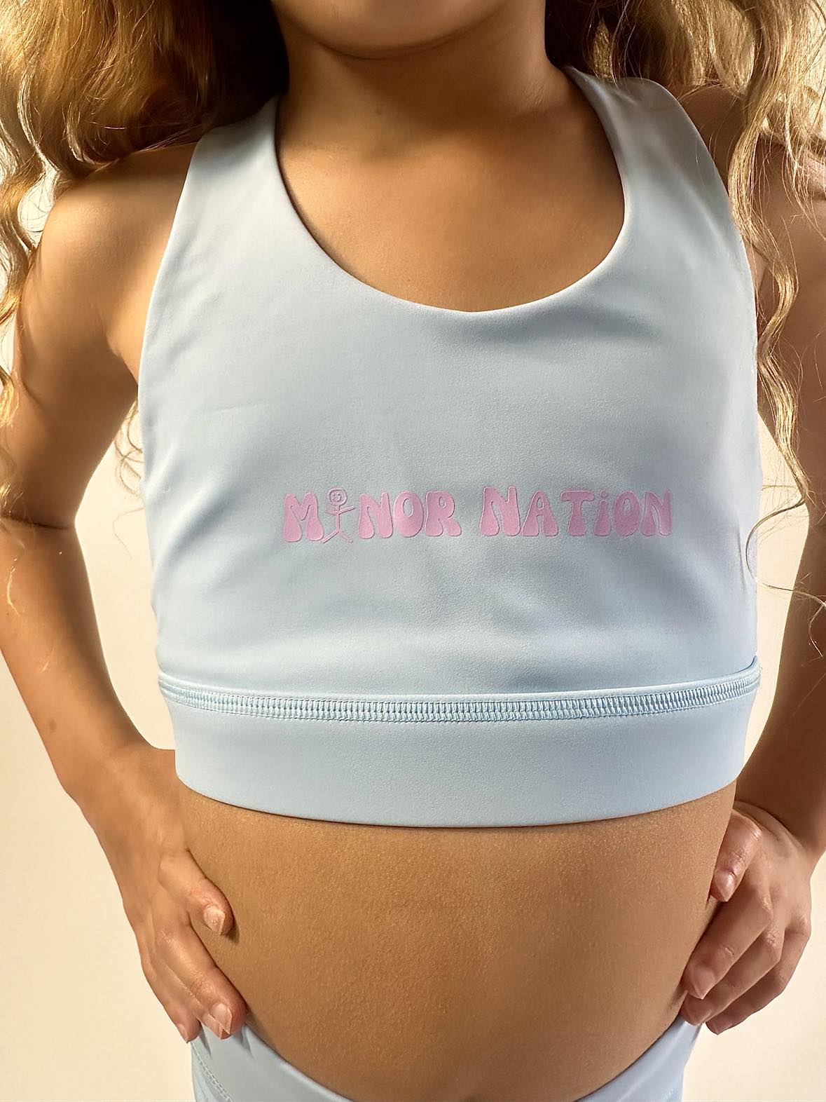 Flip & Flex Gym Crop Top Blue