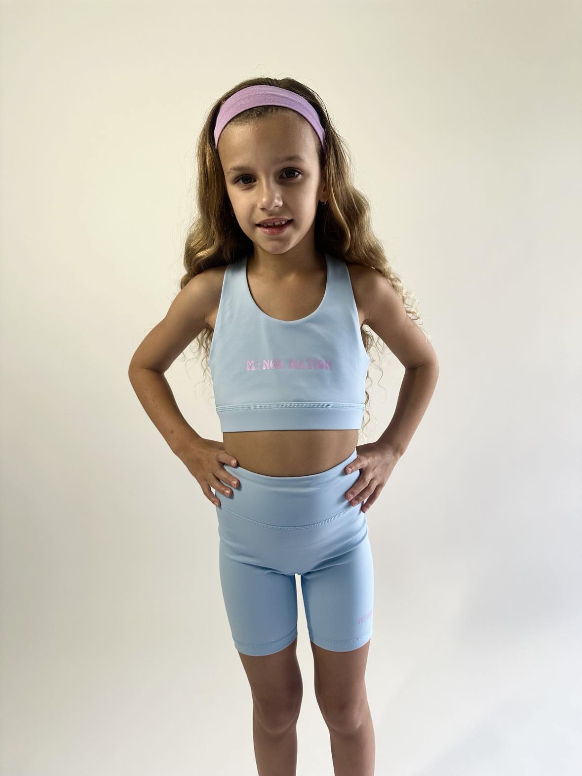 Flip & Flex Gym Crop Top Blue